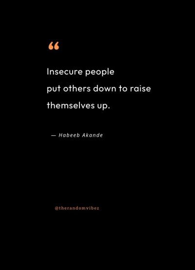 insecure women quotes