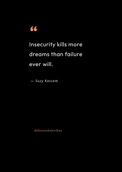 insecurity quotes