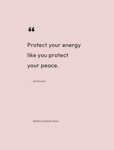 inspirational protect your energy quotes