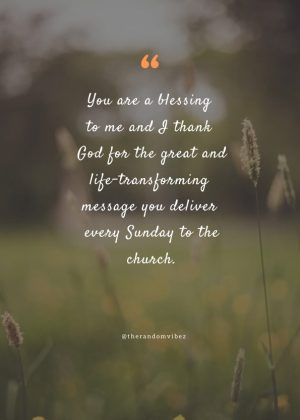 inspirational words for pastor appreciation