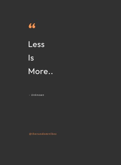 less is more quotes