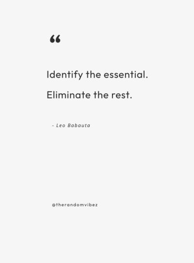 minimalist quotes