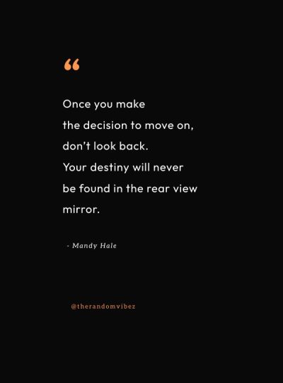 never look back quote