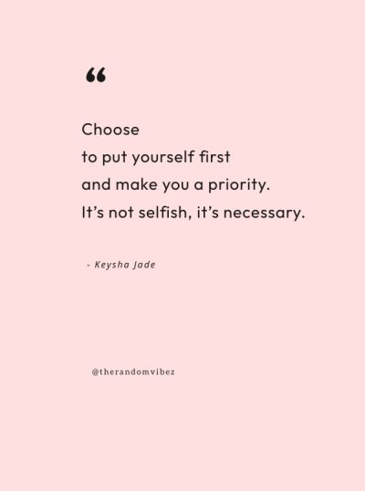 quotes about choosing yourself