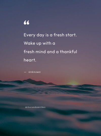 quotes about starting fresh