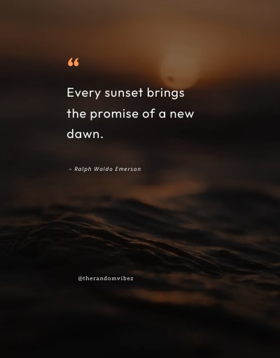 quotes about sunset