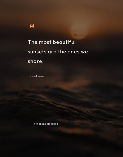 quotes about the sunset