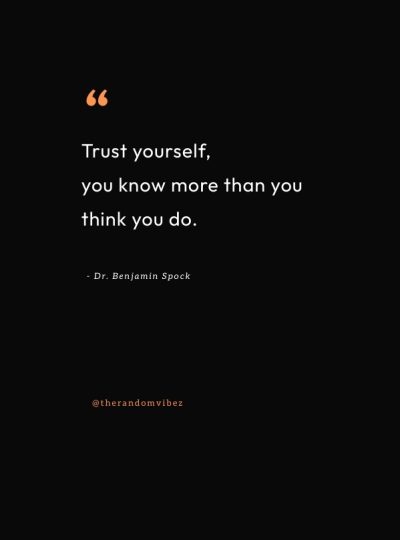 quotes about trusting yourself