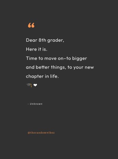 quotes for middle school grads