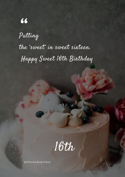 quotes for sweet sixteen
