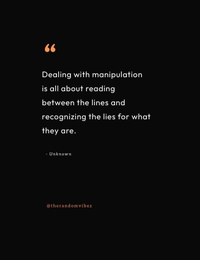 quotes of manipulation
