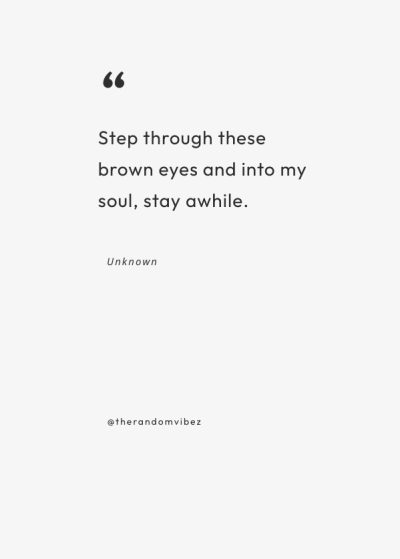 quotes on brown eyes