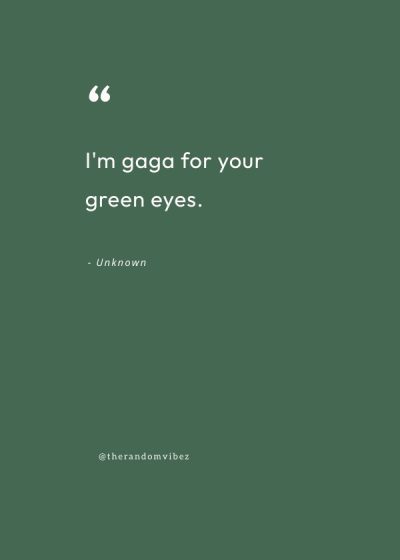 quotes on green eyes