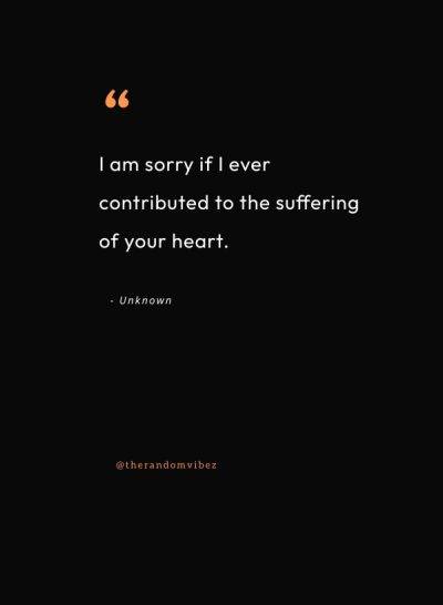 relationship sorry quotes