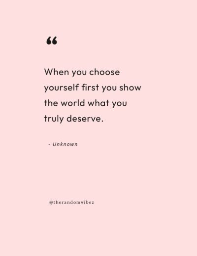 self worth choose yourself quotes