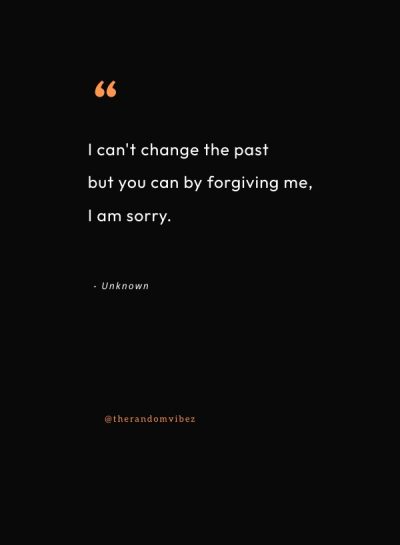 sorry quotes for love