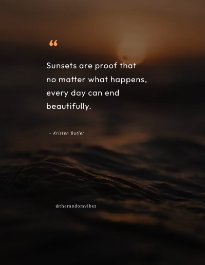 sunset quotes images