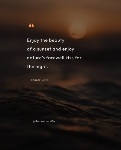 sunset quotes pictures