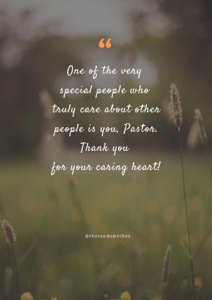 words of appreciation to pastor