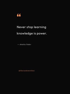 famous knowledge is power quote