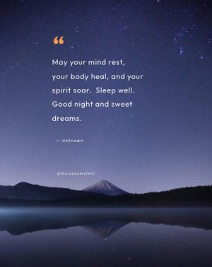 good night sleep well quotes