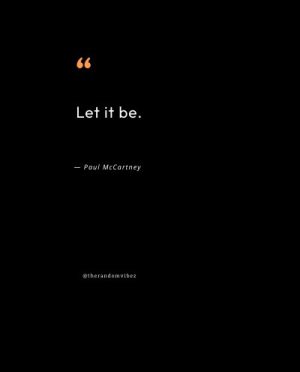 let it be quotes