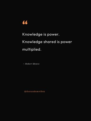 power is knowledge quote