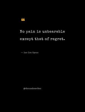 quotes about regret