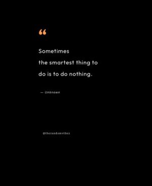 quotes doing nothing
