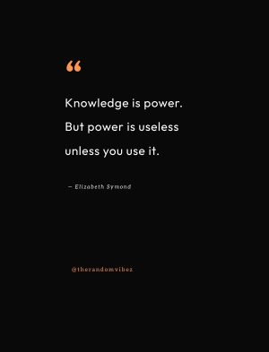 quotes of knowledge is power