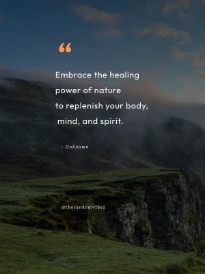 quotes on nature healing