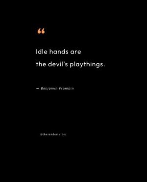 saying about idle hands