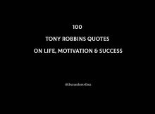 Top 100 Tony Robbins Quotes On Life, Motivation & Success