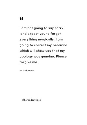 best apology paragraph for her