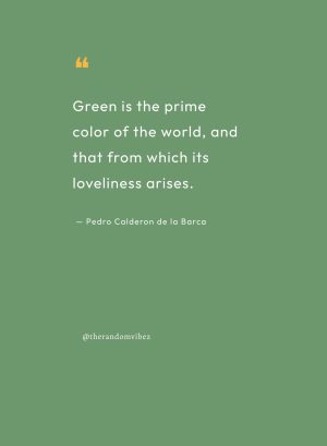 quotes on color green