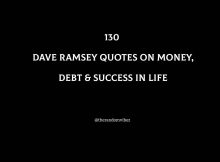 130 Dave Ramsey Quotes On Money, Debt & Success In Life