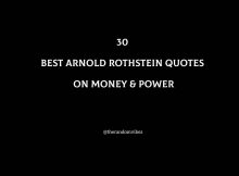 30 Best Arnold Rothstein Quotes On Money & Power