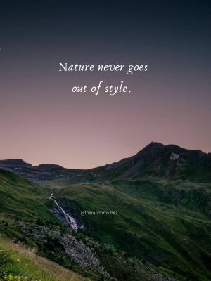 Nature Instagram Captions