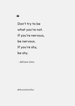 Quotes On Being Shy