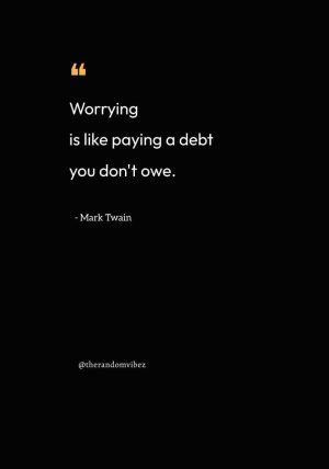 mark twain quotes worries