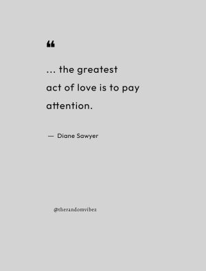 pay attention quotes love