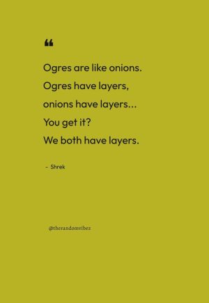 shrek onion quote