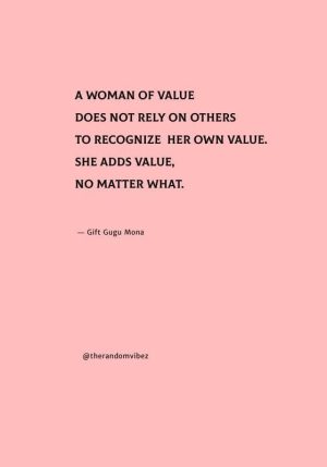  A Woman's Worth Quotes