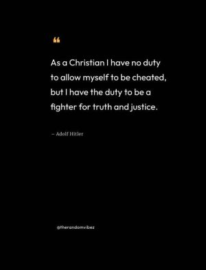 Adolf Hitler Christianity Quote