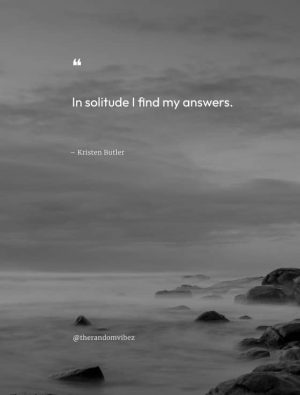 Deep solitude quotes