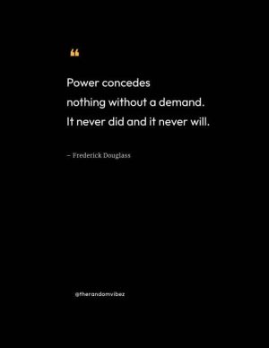 Frederick Douglass Quotes On Power