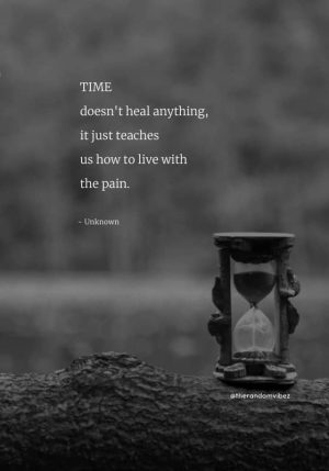all wounds heal with time quote