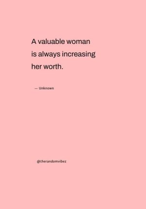 quotes about a womans worth
