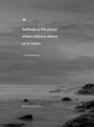 quotes of solitude