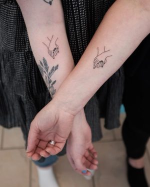 Matching Mother Daughter tattoo ideas